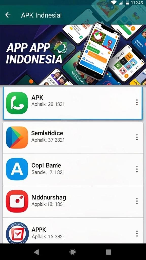 Tangkapan layar menunjukkan menu utama permainan yang menarik.