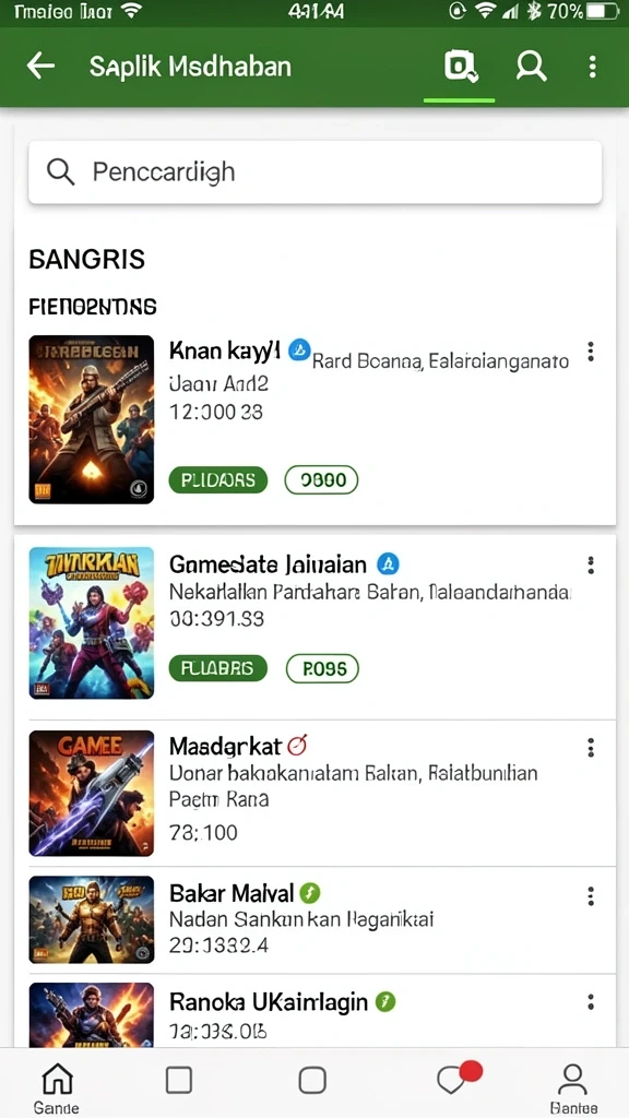 Tampilan antarmuka yang user-friendly dan intuitif.