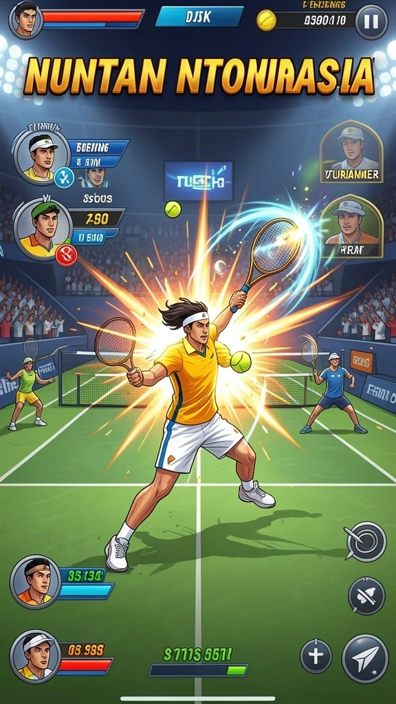Fitur bonus yang menggembirakan di layar game.