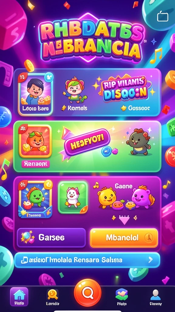 Tampilan antarmuka game yang menarik dan mudah digunakan.