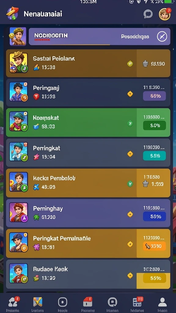 Interaksi sosial antara pemain di dalam game.