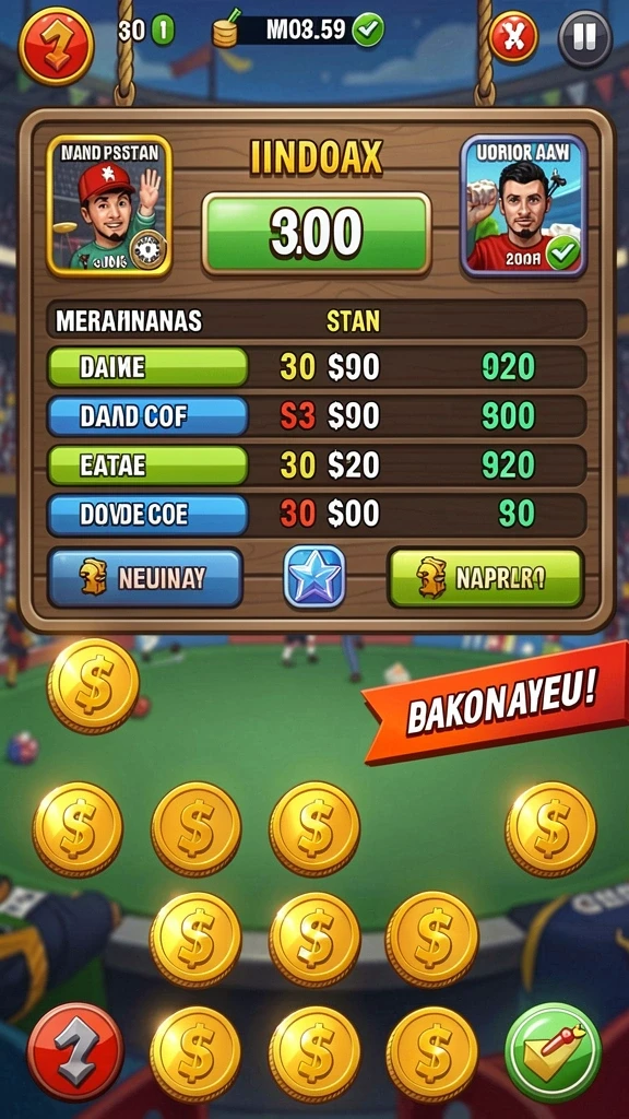 Tangkapan layar memperlihatkan aksi seru dalam permainan multiplayer.