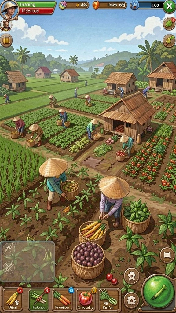 Tantangan menarik di setiap level permainan.