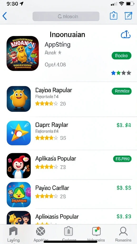 Tampilan permainan slot yang menarik dan bersih.