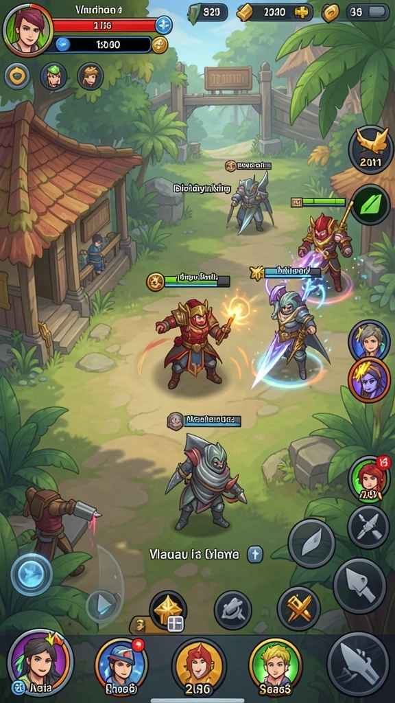 Pengambilan gambar level pertama di GAMERP dengan desain menarik.