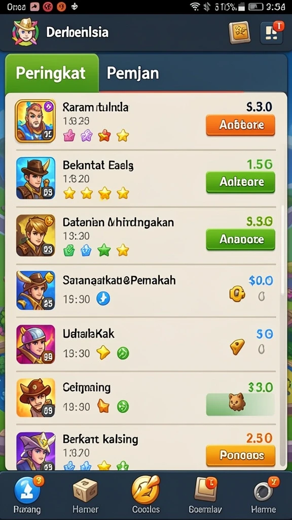 Tantangan menarik yang menanti di setiap level.