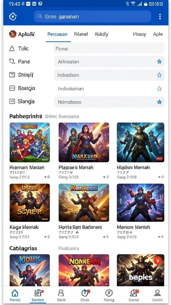Karakter unik yang dapat dipilih sesuai gaya bermain.