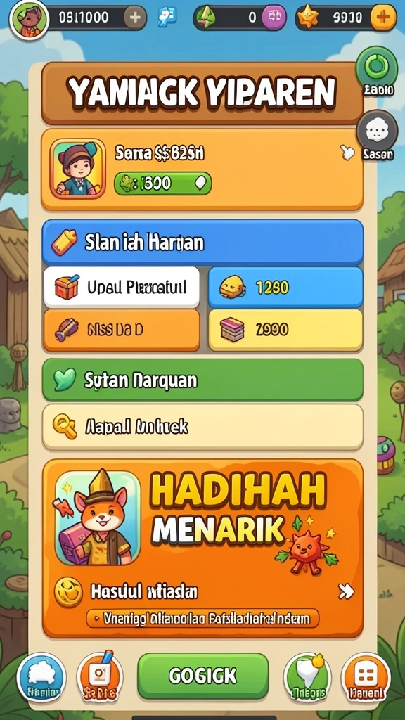 Tampilan antarmuka yang intuitif dan menarik.