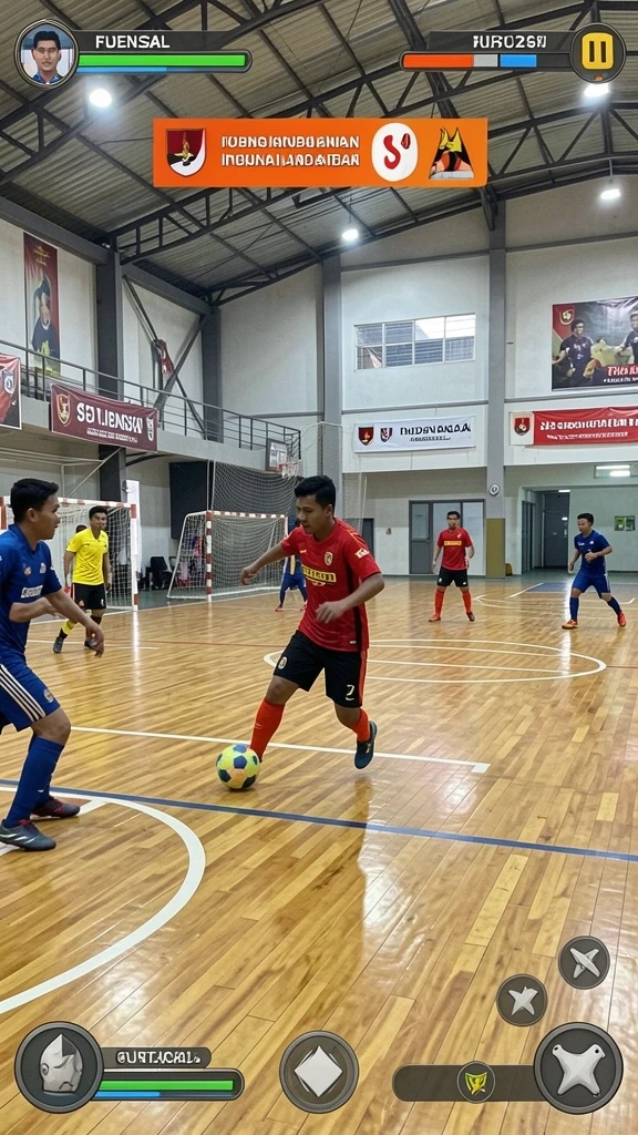 Karakter utama siap menjelajahi dunia petualangan.