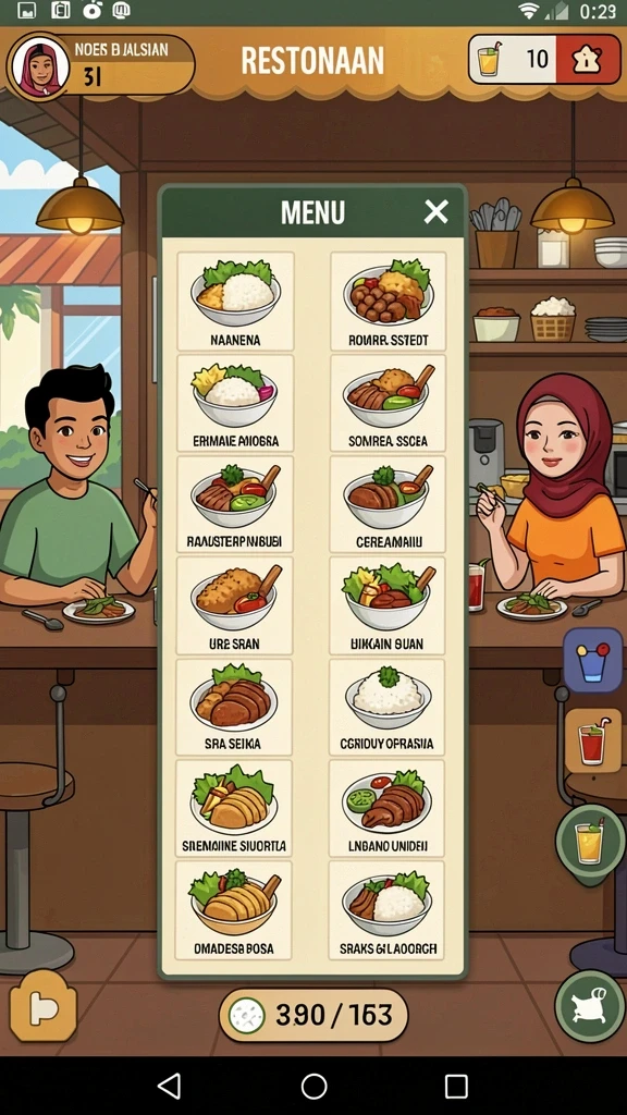 Ragam pilihan permainan yang menciptakan tantangan baru.