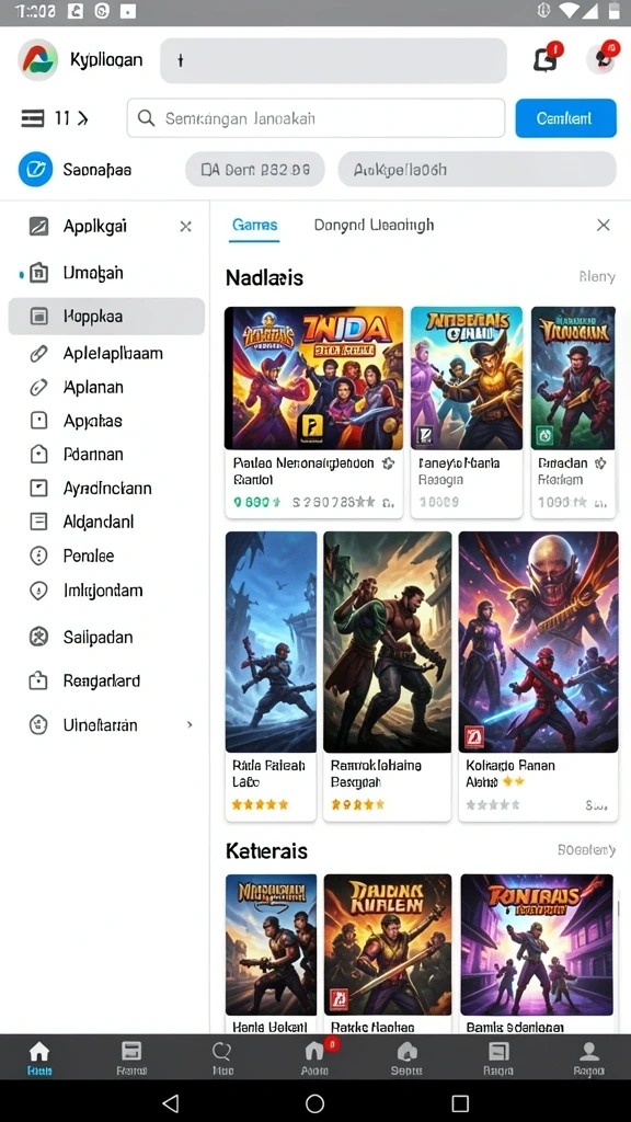 Grafis menawan yang memanjakan mata.