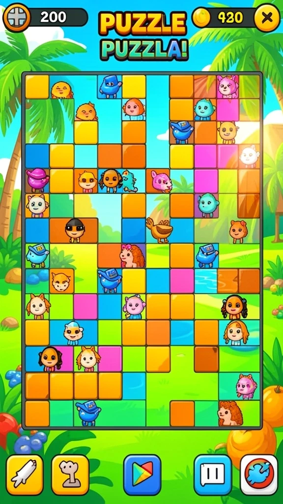 Gameplay seru dengan banyak tantangan menanti pemain.