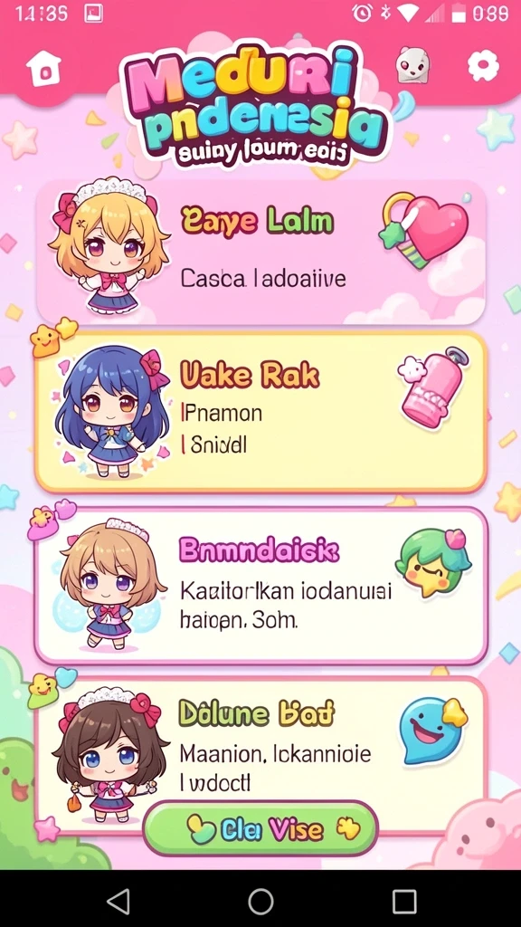 Screenshot memperlihatkan level baru yang menarik.