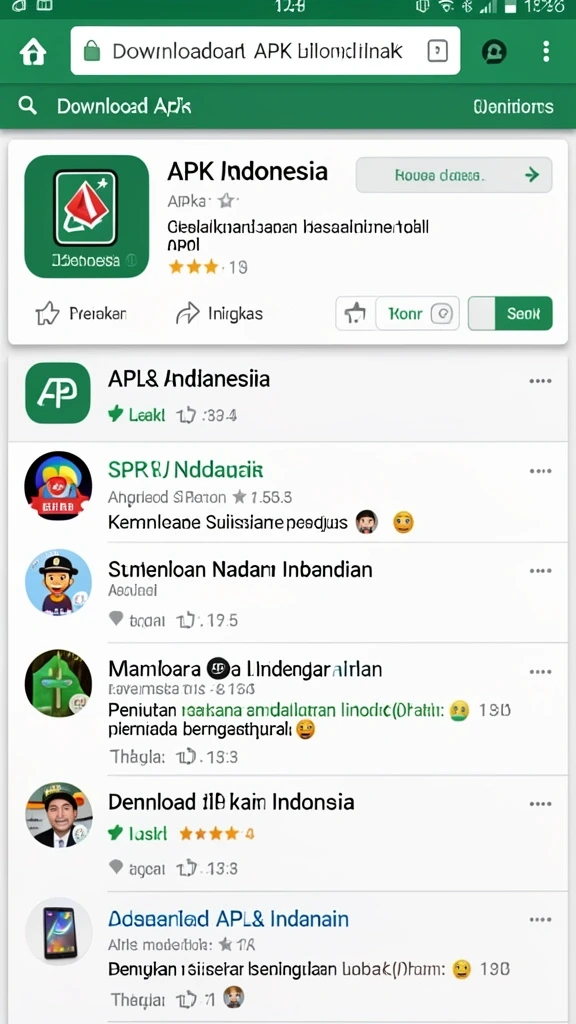 Tampilan utama yang menarik perhatian.