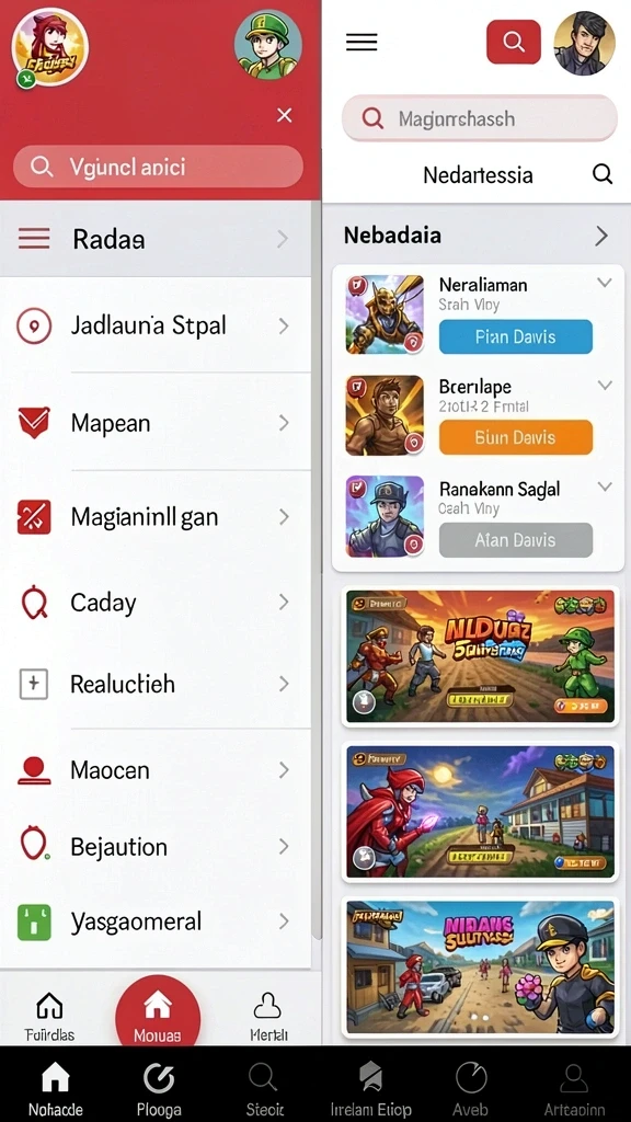 Tangkapan layar gameplay yang menegangkan.