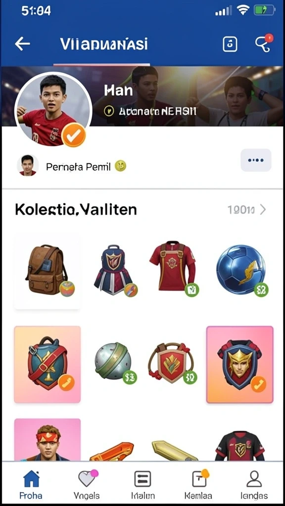 Tampilan antarmuka yang ramah pengguna.