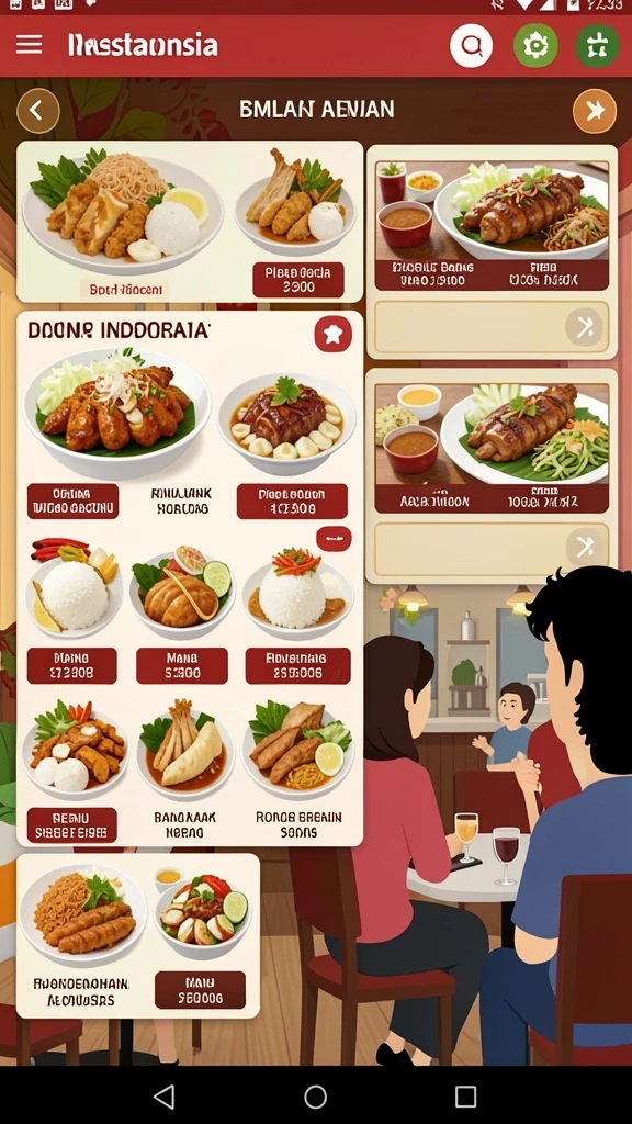 Screenshot menunjukkan tampilan antarmuka permainan yang menarik.
