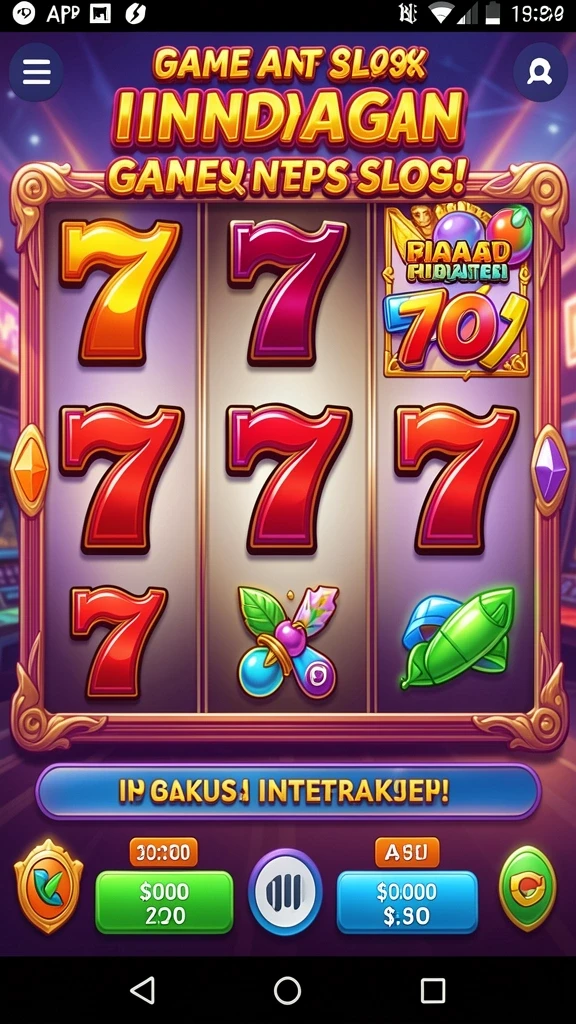Tampilan awal game yang menarik dan penuh warna.