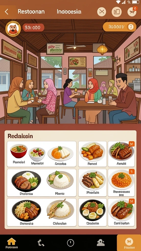 Tampilan antarmuka yang modern dan intuitif.