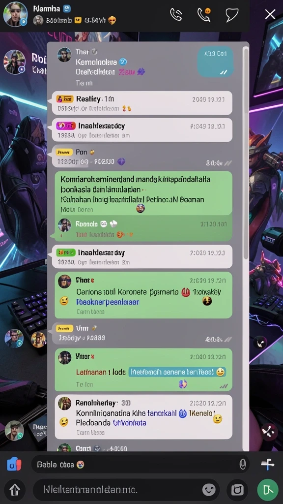 Menampilkan antarmuka permainan yang menarik.