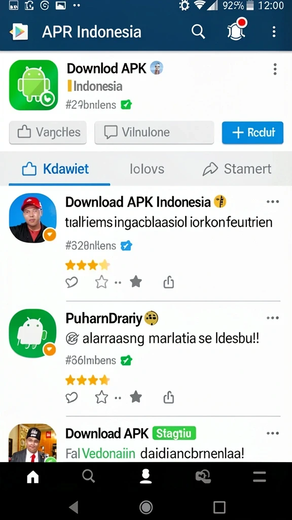 Tampilan grafis yang menarik dan colorful.