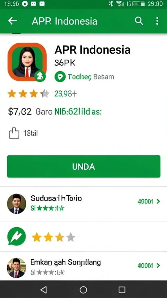 Tampilan antarmuka yang menarik dan mudah digunakan.