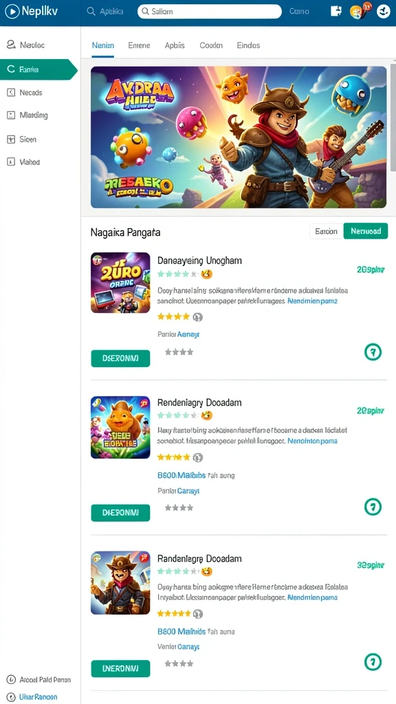 Fitur sosial untuk terhubung dengan teman dan pemain lain.