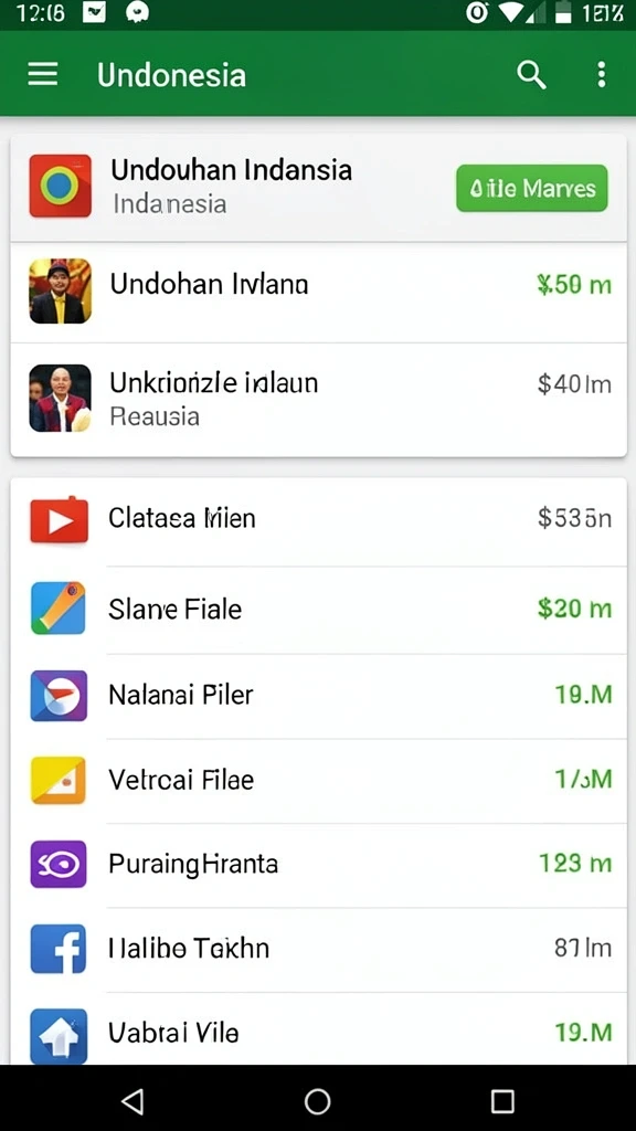 Tampilan antarmuka yang bersih dan modern.