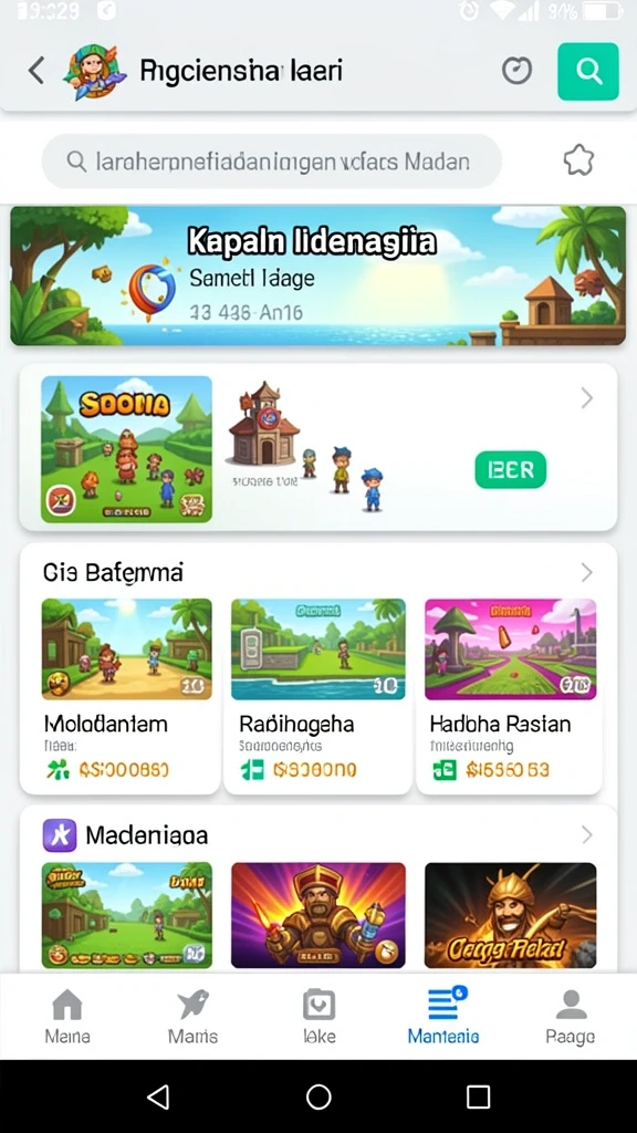 Grafis menarik dengan warna-warna cerah.