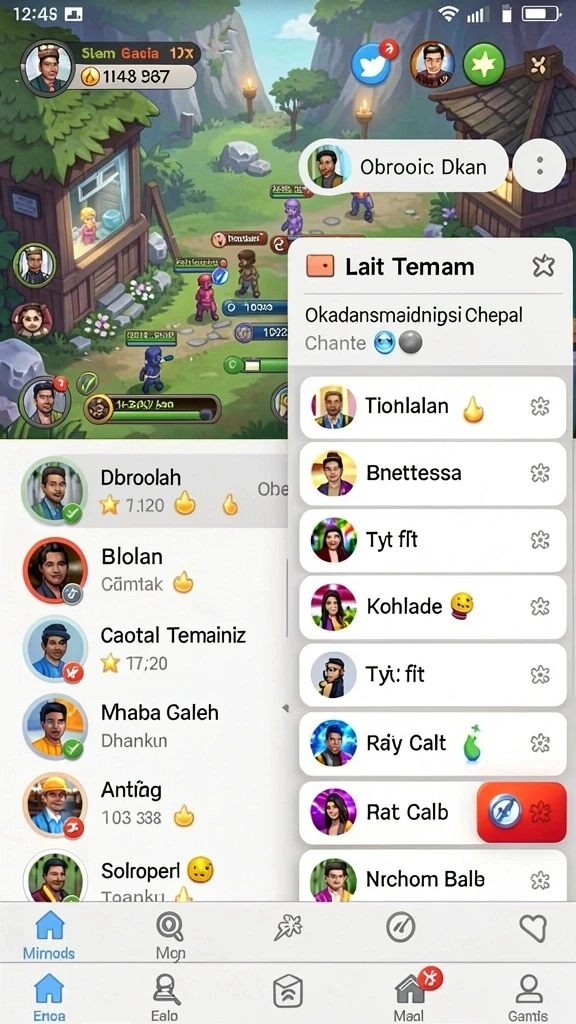 Karakter-karakter unik dengan kemampuan yang berbeda.